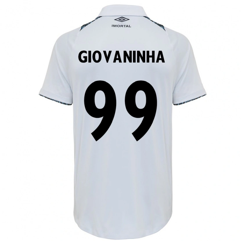 Danxenレディースジョバナ・ドス・サントス・マルセリーノ#99ホワイト ブルーアウェイシャツ2025/26ジャージーユニフォーム
