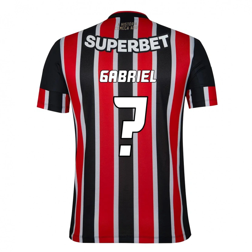 DanxenレディースGabriel#0ブラック レッドアウェイシャツ2025/26ジャージーユニフォーム
