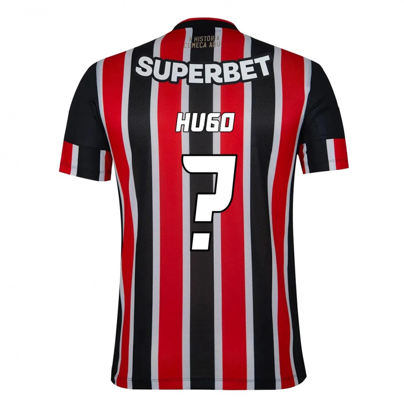 DanxenレディースHugo#0ブラック レッドアウェイシャツ2025/26ジャージーユニフォーム