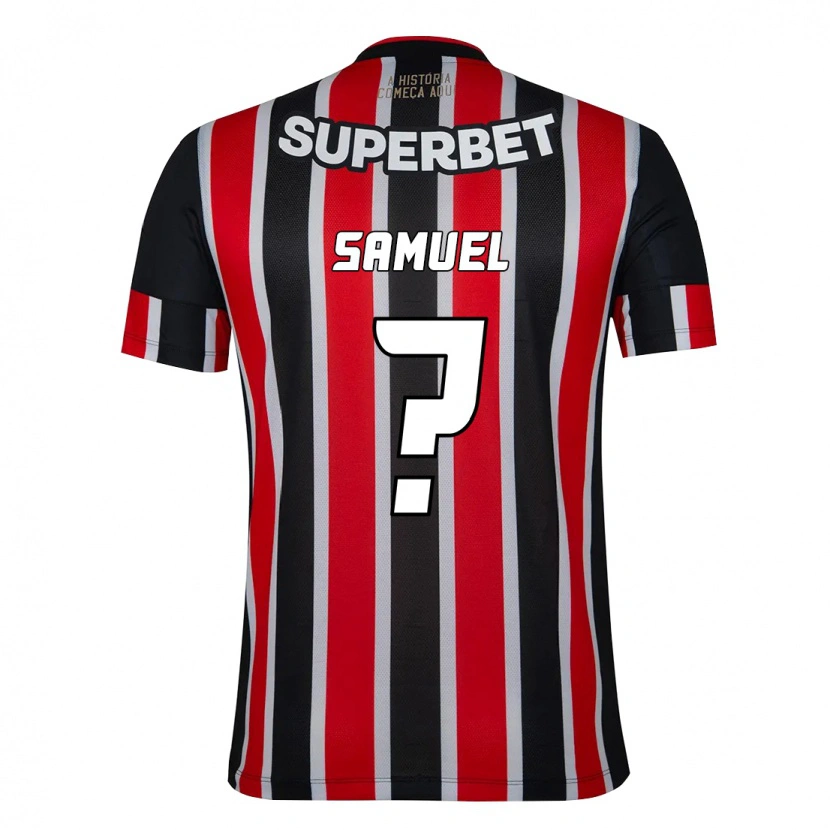 DanxenレディースSamuel#0ブラック レッドアウェイシャツ2025/26ジャージーユニフォーム