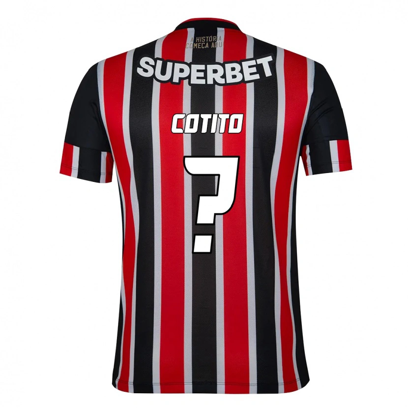 DanxenレディースArnold Cotito#0ブラック レッドアウェイシャツ2025/26ジャージーユニフォーム