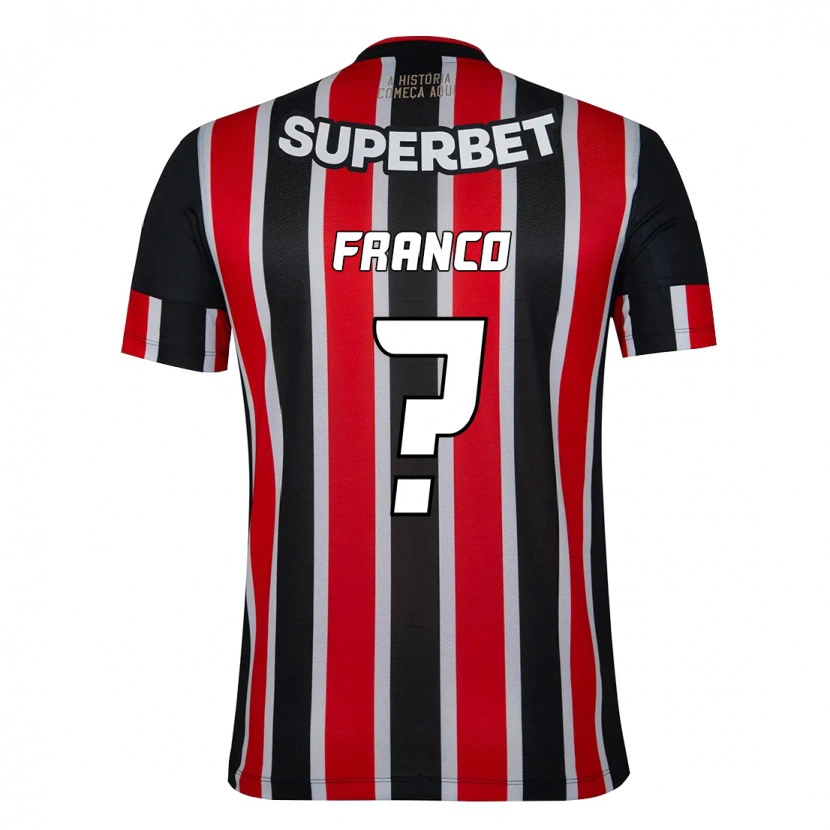 DanxenレディースFranco#0ブラック レッドアウェイシャツ2025/26ジャージーユニフォーム