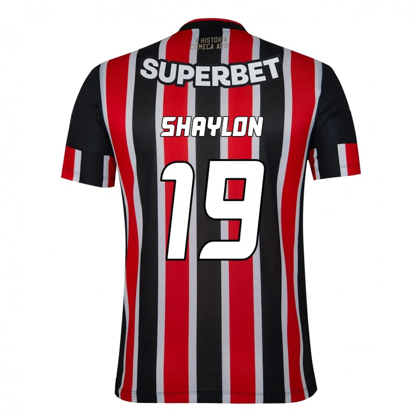 DanxenレディースShaylon#19ブラック レッドアウェイシャツ2025/26ジャージーユニフォーム