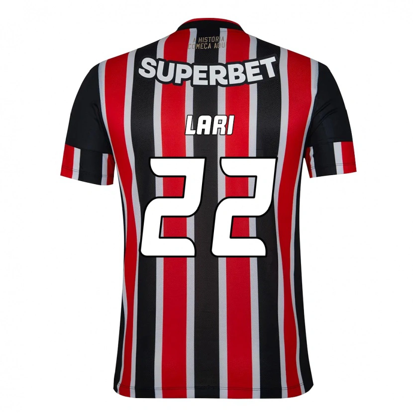DanxenレディースLari#22ブラック レッドアウェイシャツ2025/26ジャージーユニフォーム