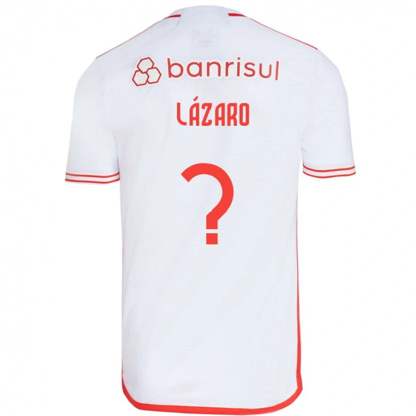 DanxenレディースLázaro#0ホワイト レッドアウェイシャツ2025/26ジャージーユニフォーム