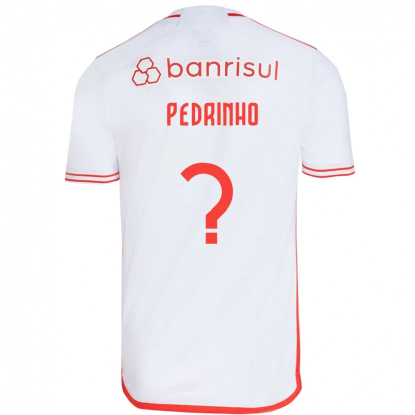 DanxenレディースPedrinho#0ホワイト レッドアウェイシャツ2025/26ジャージーユニフォーム