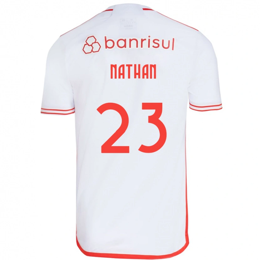 DanxenレディースNathan#23ホワイト レッドアウェイシャツ2025/26ジャージーユニフォーム