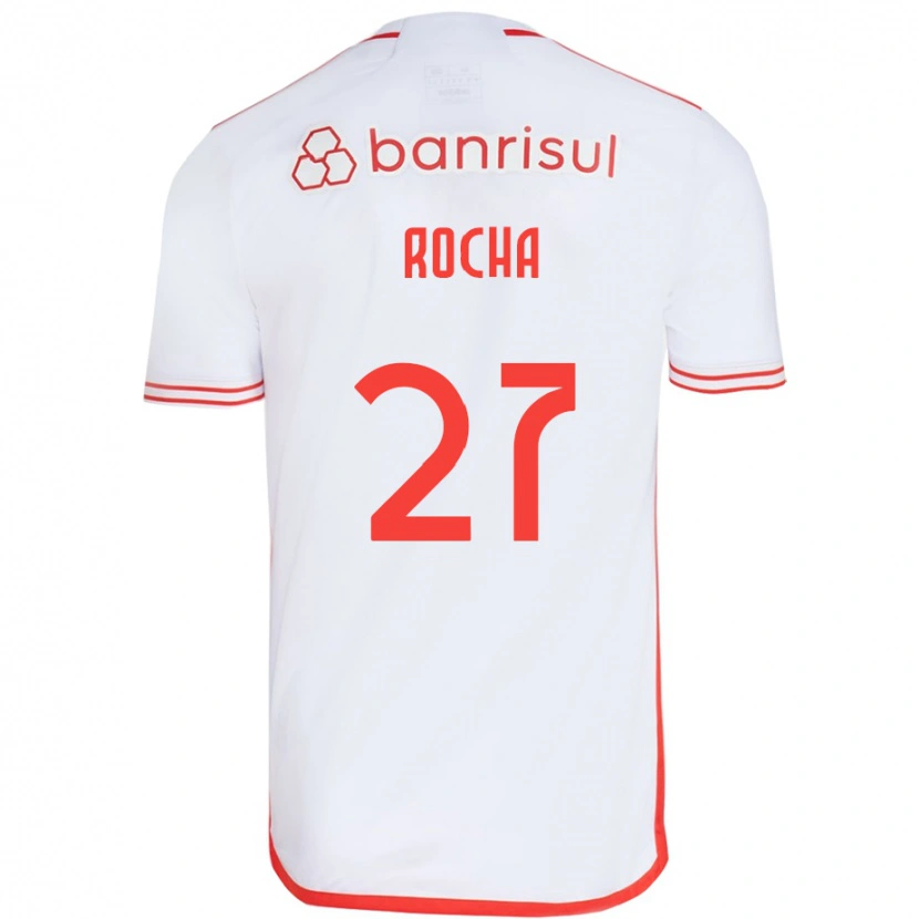Danxenレディースカイケ・ロッチャ#27ホワイト レッドアウェイシャツ2025/26ジャージーユニフォーム