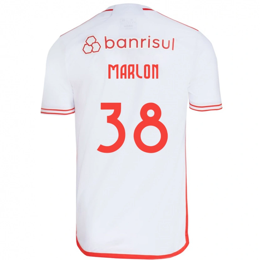 DanxenレディースMarlon#38ホワイト レッドアウェイシャツ2025/26ジャージーユニフォーム