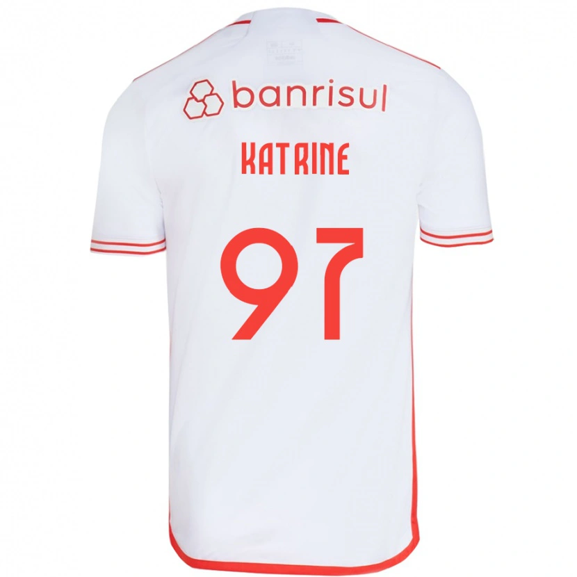 DanxenレディースKatrine#97ホワイト レッドアウェイシャツ2025/26ジャージーユニフォーム