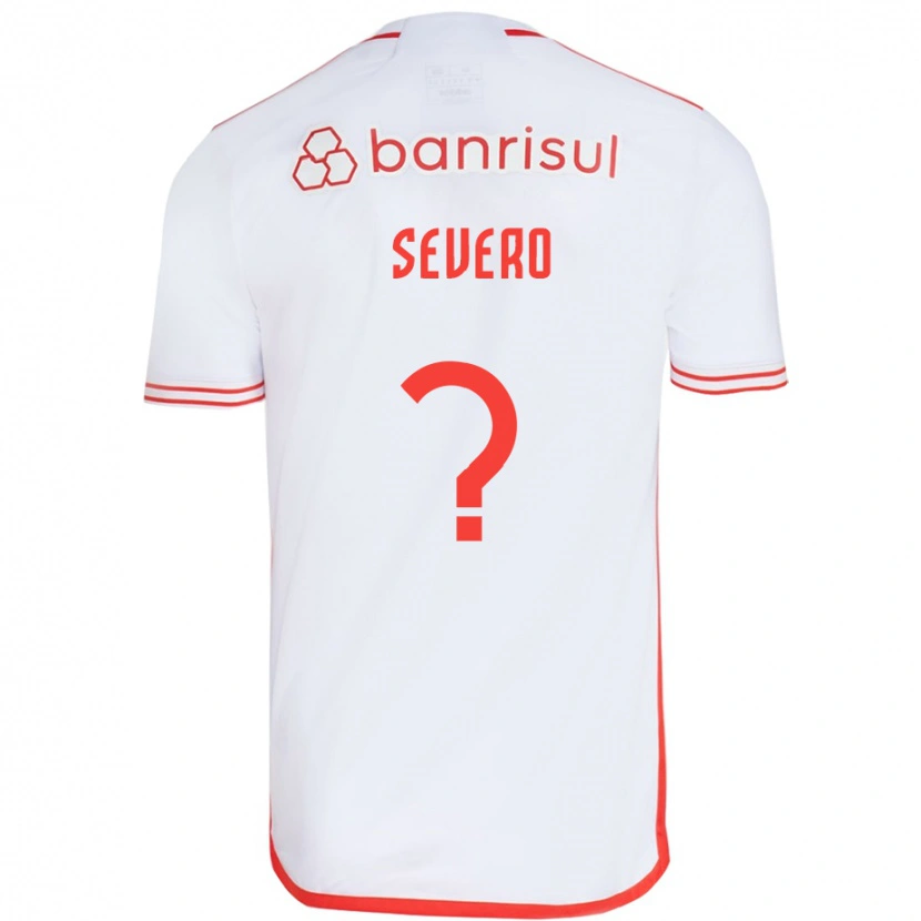DanxenレディースLucas Severo#0ホワイト レッドアウェイシャツ2025/26ジャージーユニフォーム