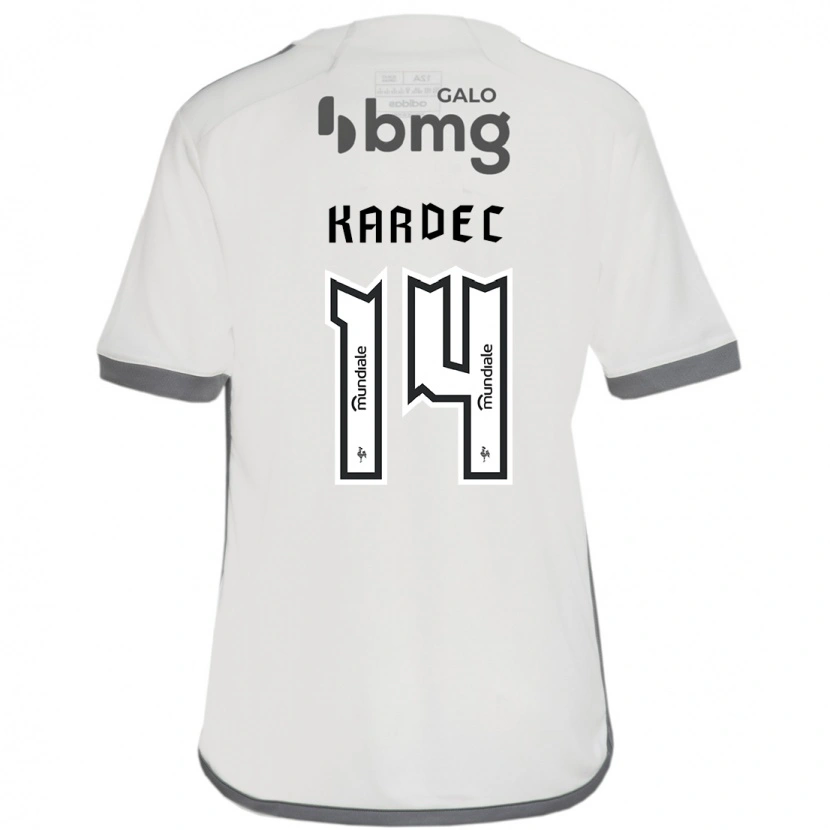DanxenレディースAlan Kardec#14オフホワイトアウェイシャツ2025/26ジャージーユニフォーム