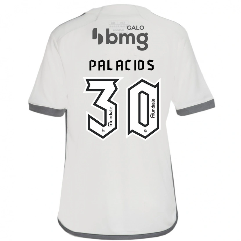 DanxenレディースBrahian Palacios#30オフホワイトアウェイシャツ2025/26ジャージーユニフォーム