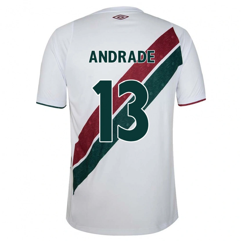 DanxenレディースFelipe Andrade#13ホワイト グリーン マルーンアウェイシャツ2025/26ジャージーユニフォーム