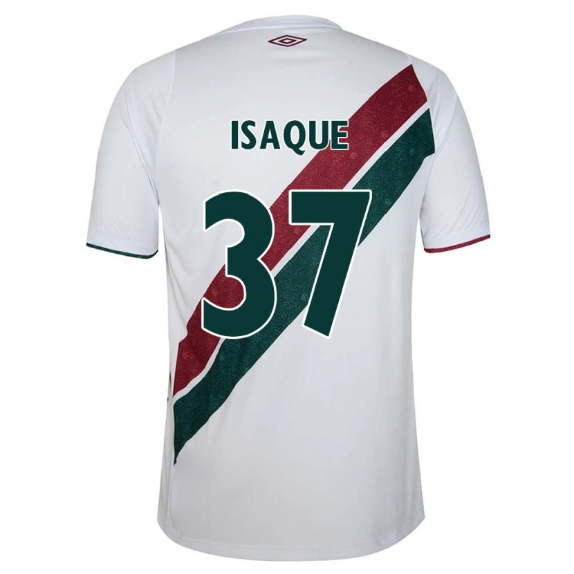 DanxenレディースIsaque#37ホワイト グリーン マルーンアウェイシャツ2025/26ジャージーユニフォーム