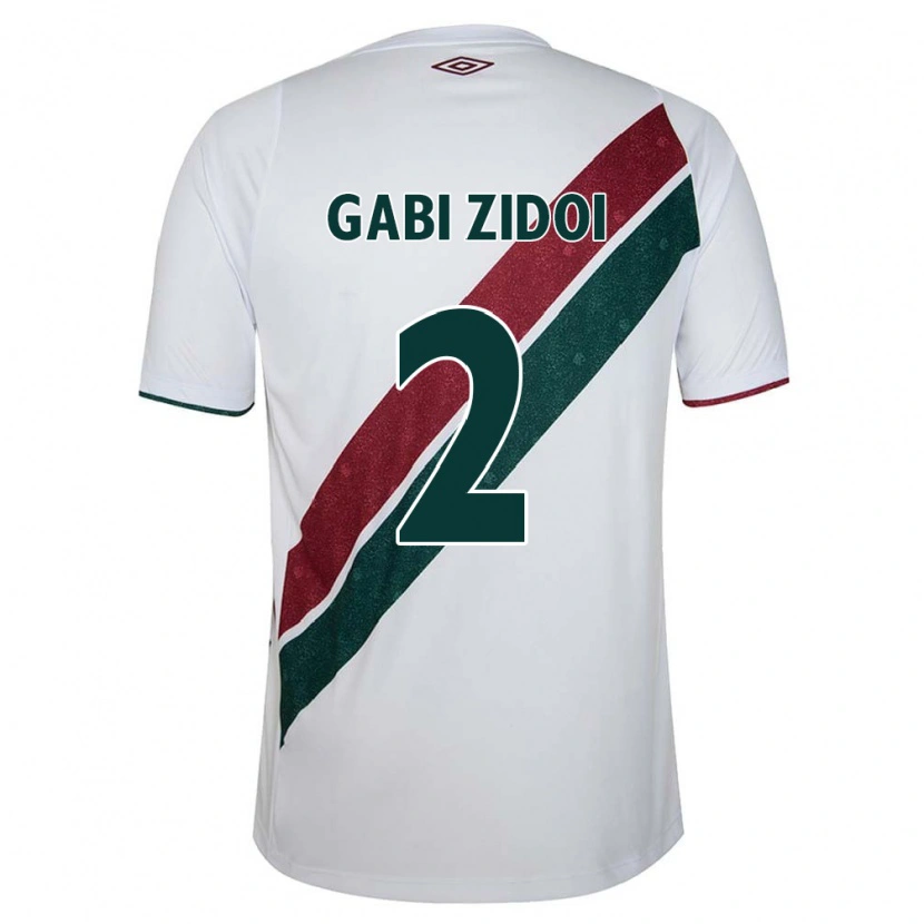 DanxenレディースGabi Zidoi#2ホワイト グリーン マルーンアウェイシャツ2025/26ジャージーユニフォーム