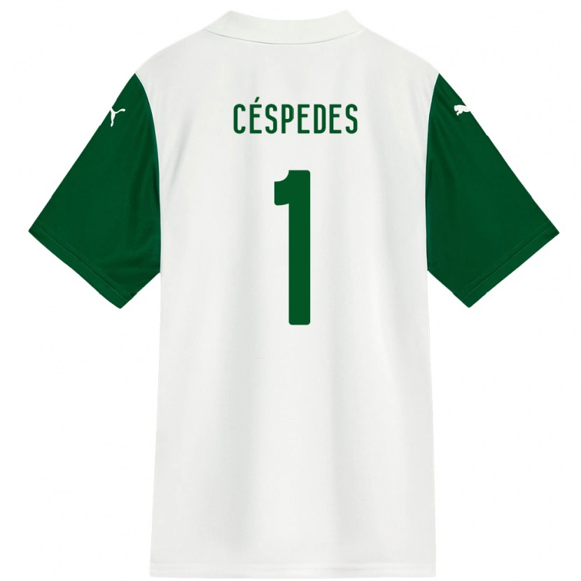 DanxenレディースAntonio Céspedes#1ホワイト グリーンアウェイシャツ2025/26ジャージーユニフォーム