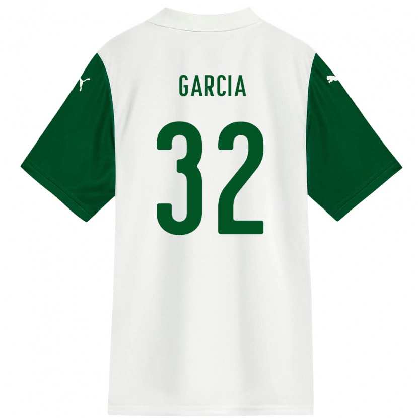 DanxenレディースGarcia#32ホワイト グリーンアウェイシャツ2025/26ジャージーユニフォーム