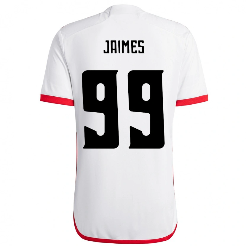 Danxenレディースソレ・ハイメス#99ホワイト レッドアウェイシャツ2025/26ジャージーユニフォーム