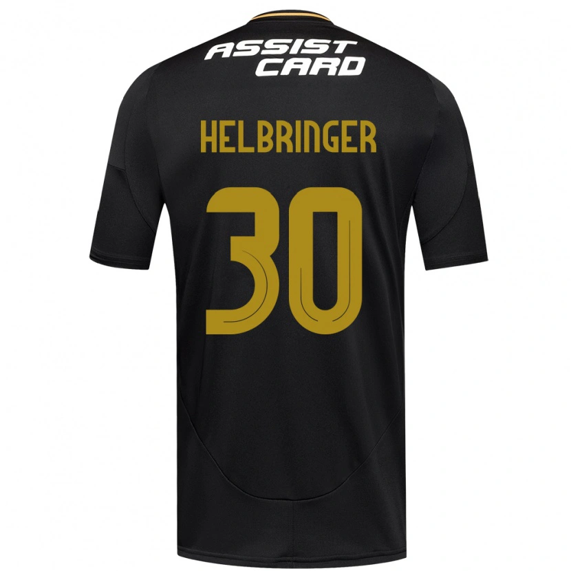Danxenレディースアイシャ・ヘルブリンガー#30ブラック ホワイトアウェイシャツ2025/26ジャージーユニフォーム