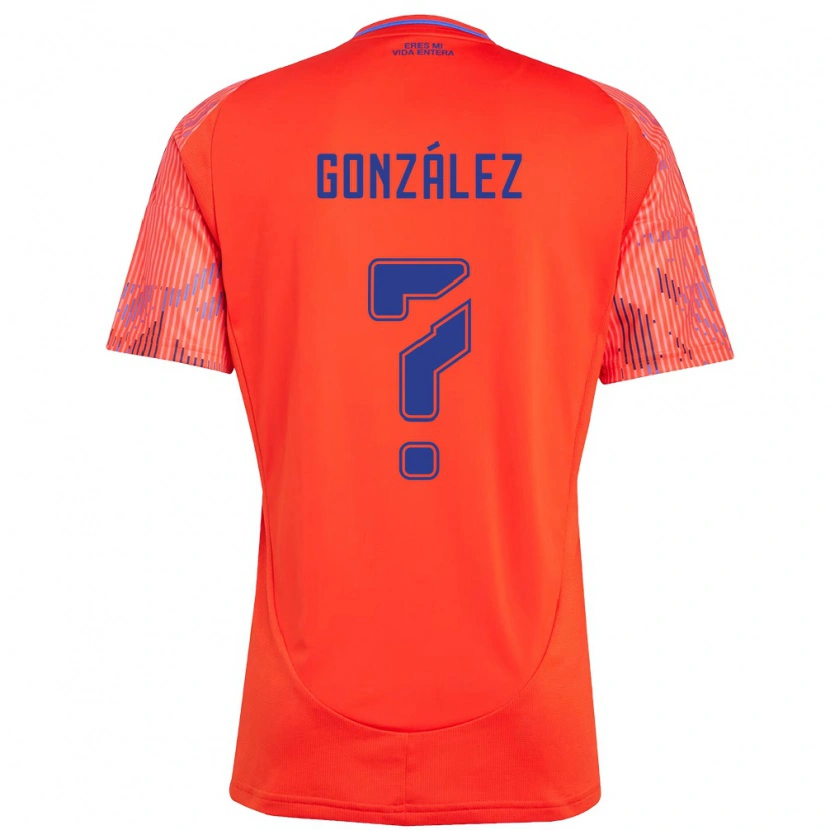 DanxenレディースAndher González#0オレンジ レッドアウェイシャツ2025/26ジャージーユニフォーム