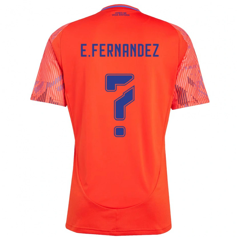 Danxenレディースエンソ・フェルナンデス#0オレンジ レッドアウェイシャツ2025/26ジャージーユニフォーム