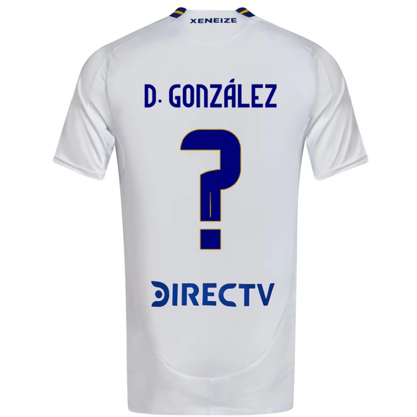 DanxenレディースDante González#0ホワイト ブルーアウェイシャツ2025/26ジャージーユニフォーム