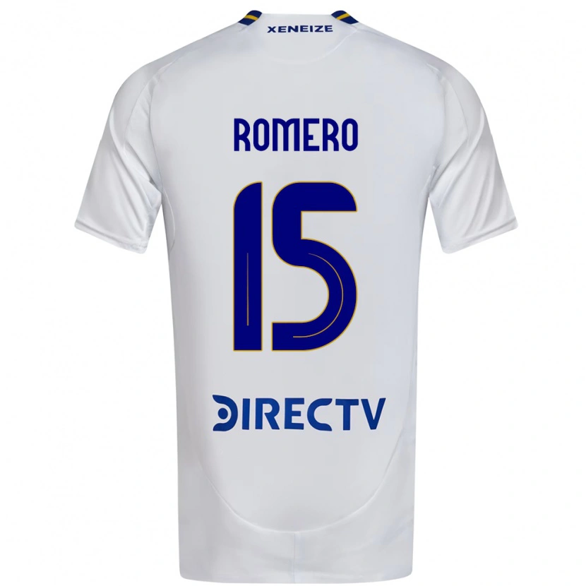 DanxenレディースAlejo Romero#15ホワイト ブルーアウェイシャツ2025/26ジャージーユニフォーム