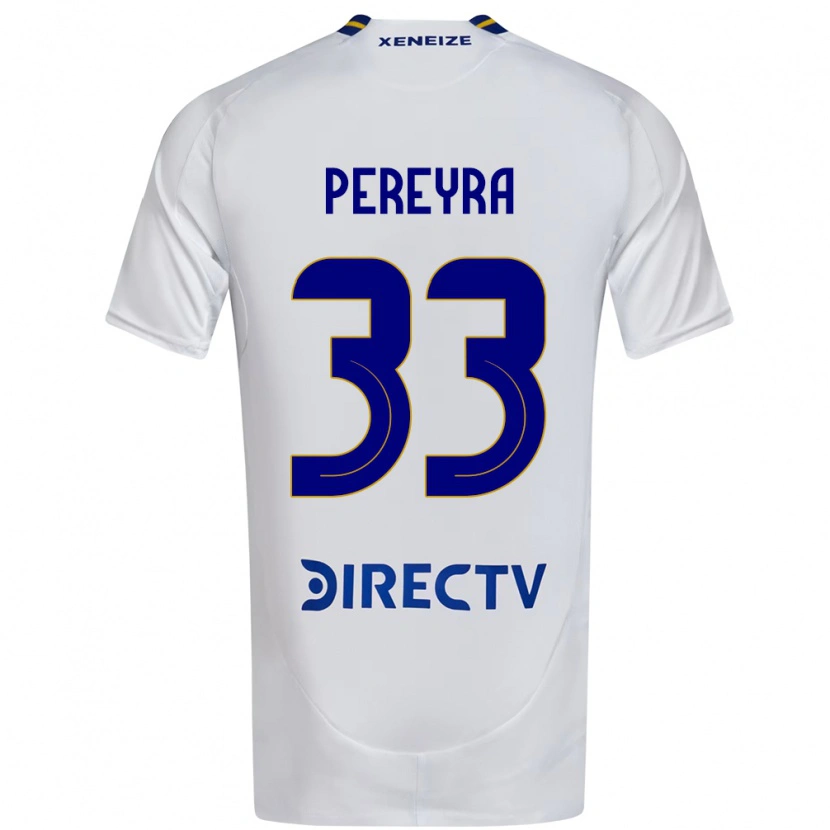DanxenレディースAraceli Pereyra#33ホワイト ブルーアウェイシャツ2025/26ジャージーユニフォーム
