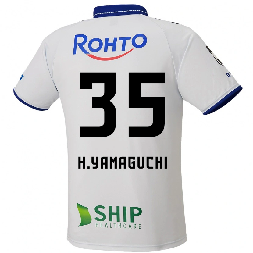DanxenレディースHaruta Yamaguchi#35ホワイト ブルー ブラックアウェイシャツ2025/26ジャージーユニフォーム