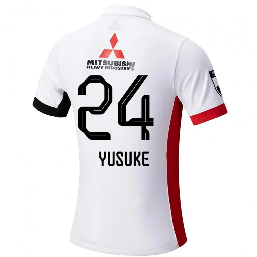 Danxenレディース松尾佑介#24ホワイト ブラックアウェイシャツ2025/26ジャージーユニフォーム