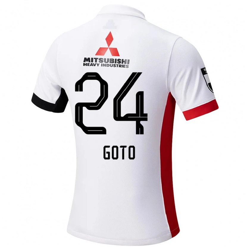 DanxenレディースWakaba Goto#24ホワイト ブラックアウェイシャツ2025/26ジャージーユニフォーム