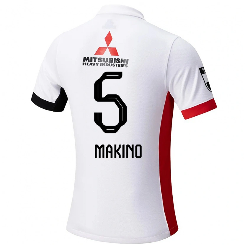 Danxenレディース槙野 智章#5ホワイト ブラックアウェイシャツ2025/26ジャージーユニフォーム