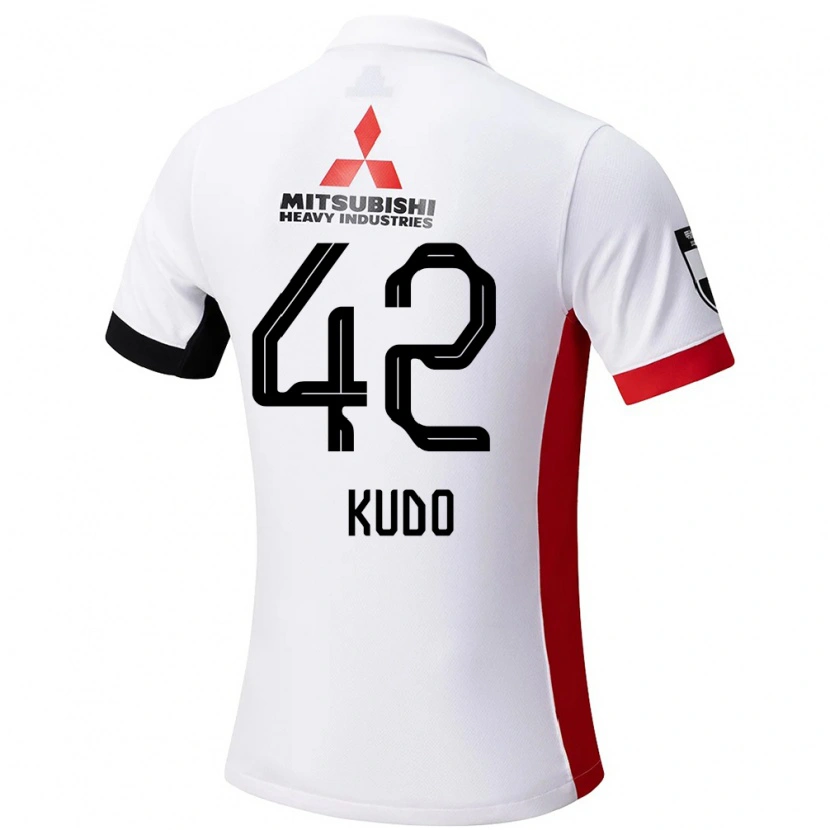 Danxenレディース工藤孝太#42ホワイト ブラックアウェイシャツ2025/26ジャージーユニフォーム