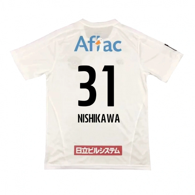 DanxenレディースGenki Nishikawa#31ライトグレー ベージュアウェイシャツ2025/26ジャージーユニフォーム