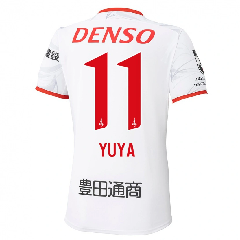 Danxenレディース山岸祐也#11ホワイト レッドアウェイシャツ2025/26ジャージーユニフォーム