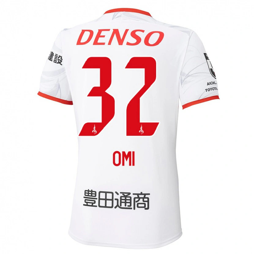 DanxenレディースSanii Omi#32ホワイト レッドアウェイシャツ2025/26ジャージーユニフォーム