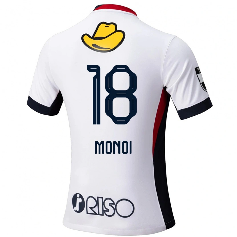 DanxenレディースJigen Monoi#18ホワイト ブラックアウェイシャツ2025/26ジャージーユニフォーム