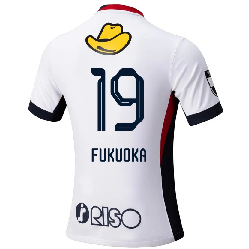 DanxenレディースYuwa Fukuoka#19ホワイト ブラックアウェイシャツ2025/26ジャージーユニフォーム