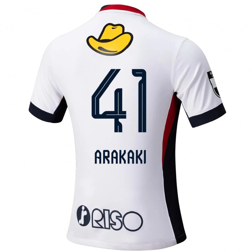 DanxenレディースYota Arakaki#41ホワイト ブラックアウェイシャツ2025/26ジャージーユニフォーム