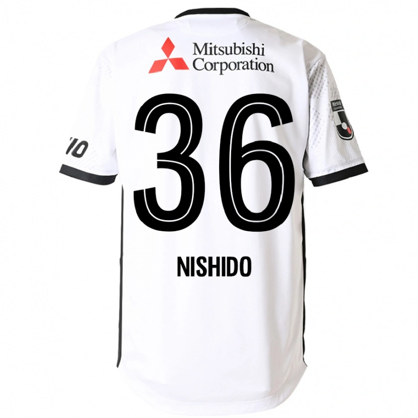 Danxenレディース西堂久俊#36ホワイト ブラックアウェイシャツ2025/26ジャージーユニフォーム