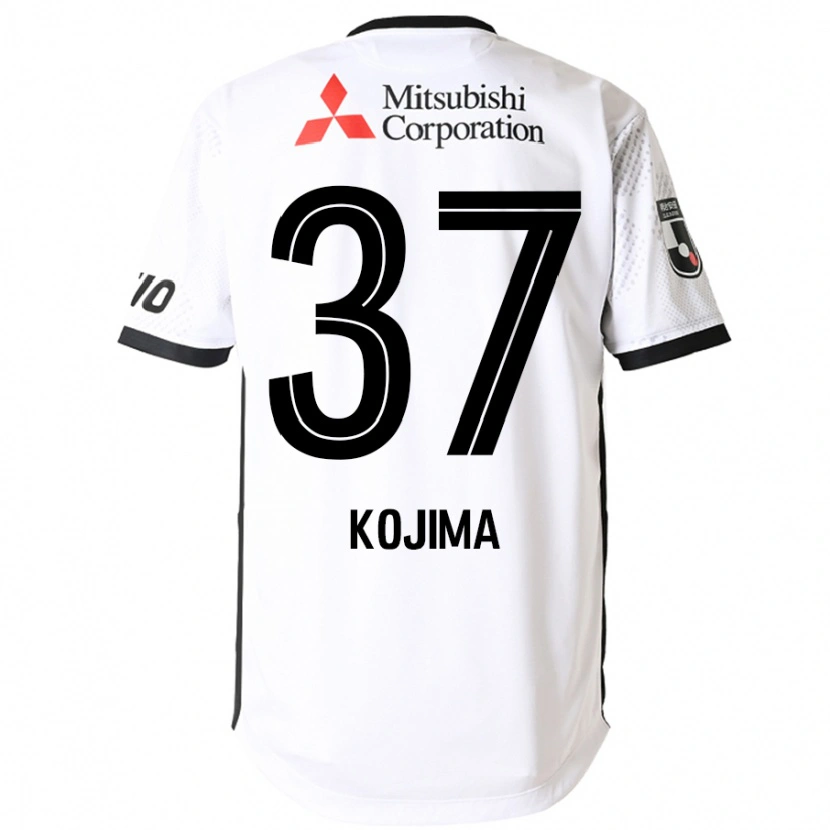 DanxenレディースSatsuki Kojima#37ホワイト ブラックアウェイシャツ2025/26ジャージーユニフォーム