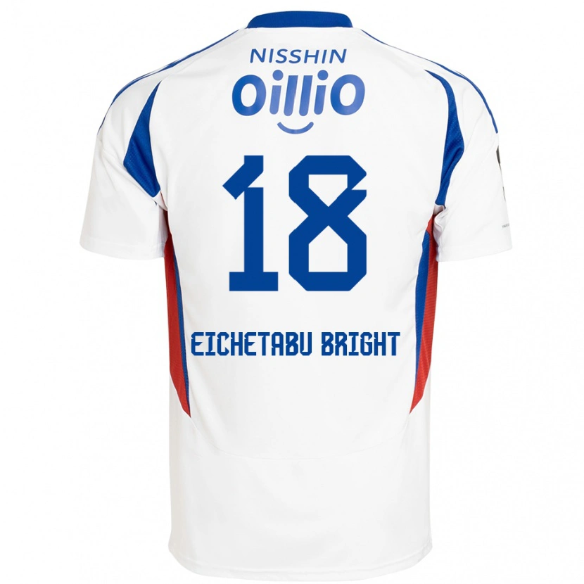DanxenレディースKai Eichetabu Bright#18ホワイト ロイヤルブルーアウェイシャツ2025/26ジャージーユニフォーム