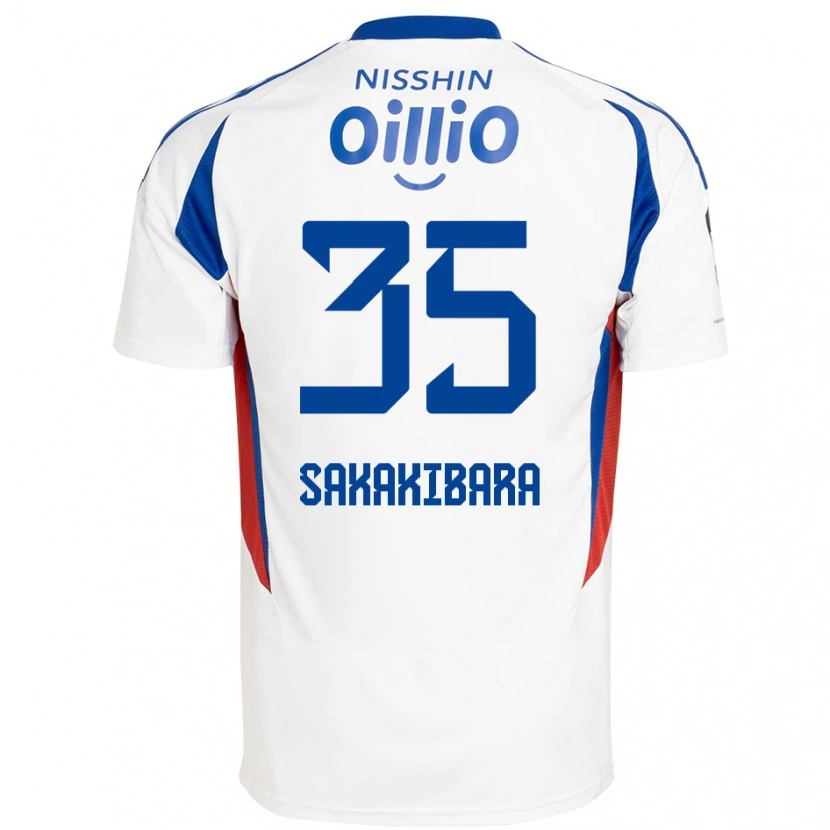 Danxenレディース榊原彗悟#35ホワイト ロイヤルブルーアウェイシャツ2025/26ジャージーユニフォーム