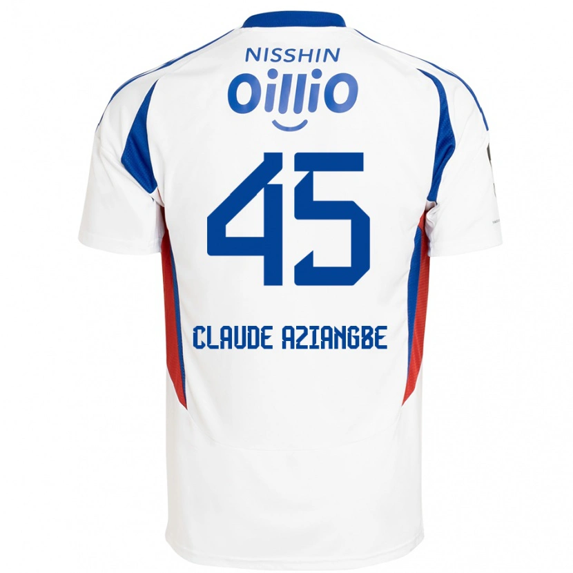 Danxenレディースコジョ・ジャン・クルード・アジアンベ#45ホワイト ロイヤルブルーアウェイシャツ2025/26ジャージーユニフォーム
