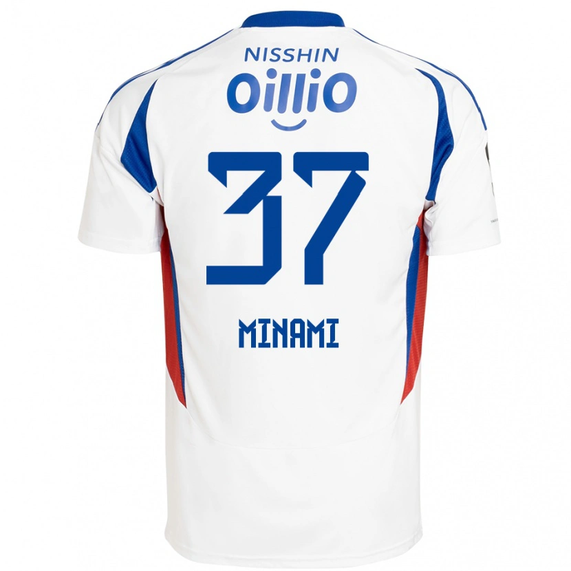 Danxenレディース南拓都#37ホワイト ロイヤルブルーアウェイシャツ2025/26ジャージーユニフォーム