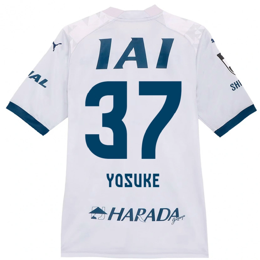 Danxenレディース森重陽介#37ホワイト ロイヤルブルーアウェイシャツ2025/26ジャージーユニフォーム