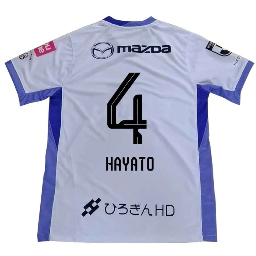 Danxenレディース荒木隼人#4ホワイト オレンジアウェイシャツ2025/26ジャージーユニフォーム