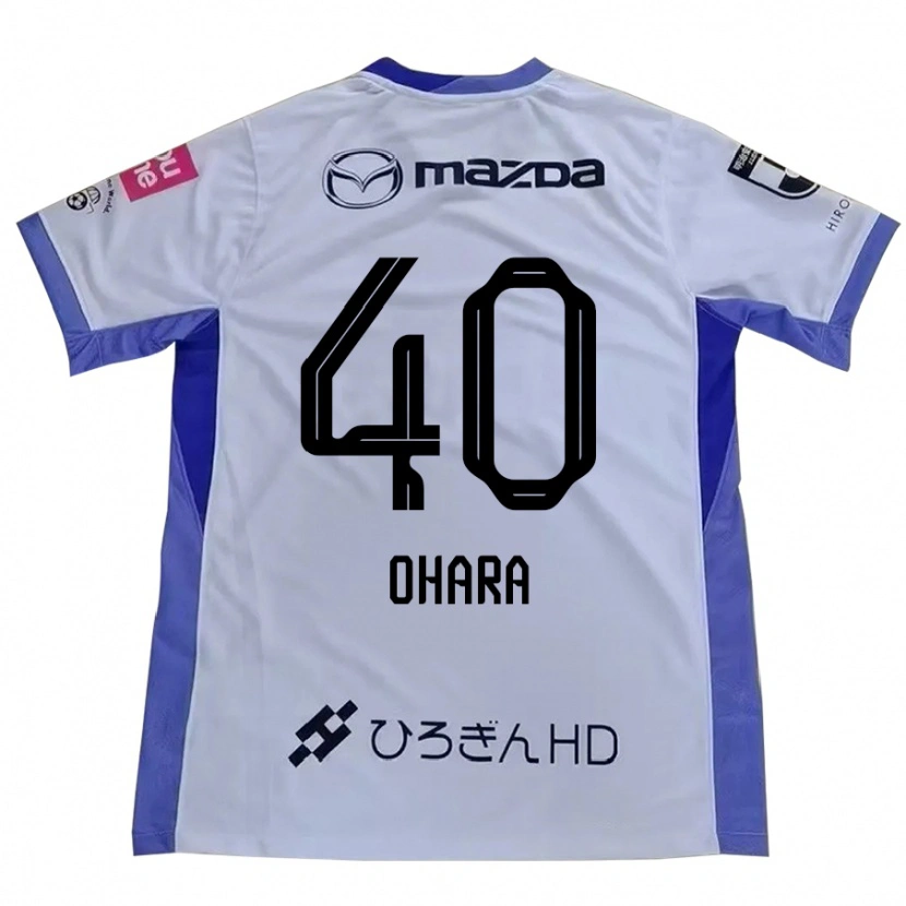 Danxenレディース小原基樹#40ホワイト オレンジアウェイシャツ2025/26ジャージーユニフォーム