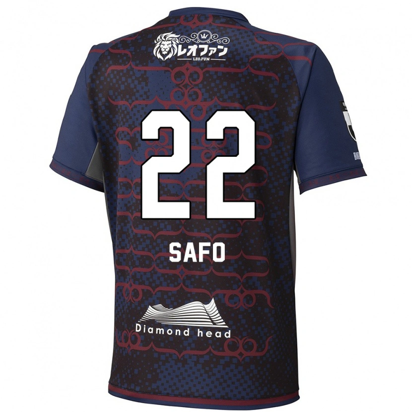 DanxenレディースKinglord Safo#22ブルー レッドアウェイシャツ2025/26ジャージーユニフォーム